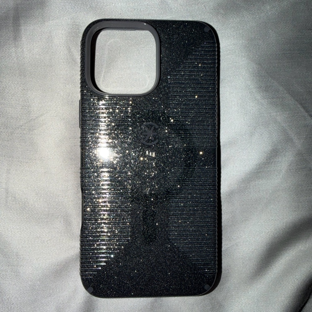Glittery Black Phone Case